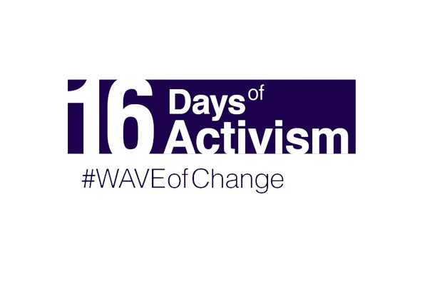 WAVE 16 Days of Activism Logo. #WaveofChange